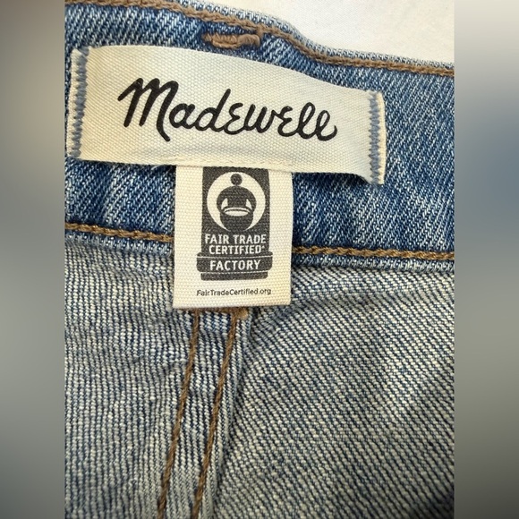 Madewell Light Blue Straight Leg Jeans - Picture 6 of 7